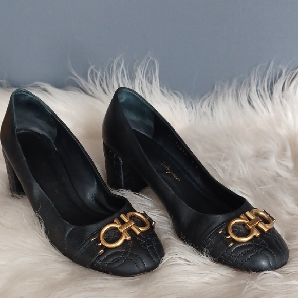 Salvatore Ferragamo Block Heels